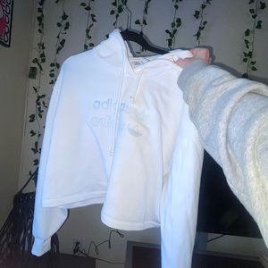 Adidas Size Small Womens cropped hoodie